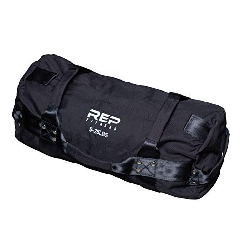 REP Fitness Sandbags - Heavy Duty Workout Sandbags for Training, Cross-Training Workouts, Fitness, Exercise and Military Conditioning - Multiple Sizes and Colors - color: Small-Black
