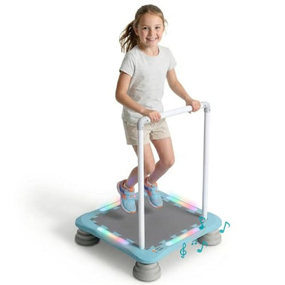 Special Supplies Kids Musical LED Trampoline Rebounder Bouncing Board – Sensory Balance and Bounce Toy for Indoor and Outdoor Kids Toys - Outdoor Play Equipment
