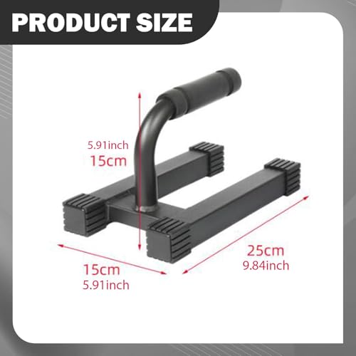 Gralara 2X Workout Equipment Planks for Men Strength Training Metal Exercise Fitness Stands Pushup Handles