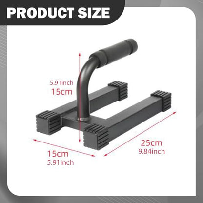 Gralara 2X Workout Equipment Planks for Men Strength Training Metal Exercise Fitness Stands Pushup Handles