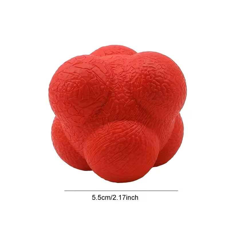 1pc Hexagonal Reaction Ball, Agility Hexagonal Tennis Training Sports Fitness Balls