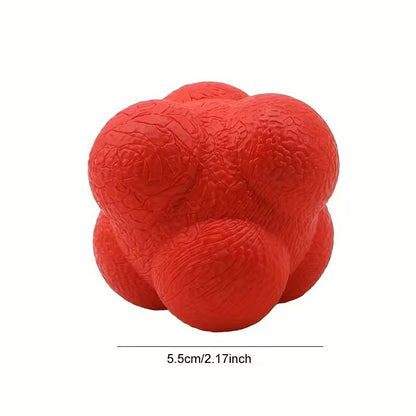 1pc Hexagonal Reaction Ball, Agility Hexagonal Tennis Training Sports Fitness Balls