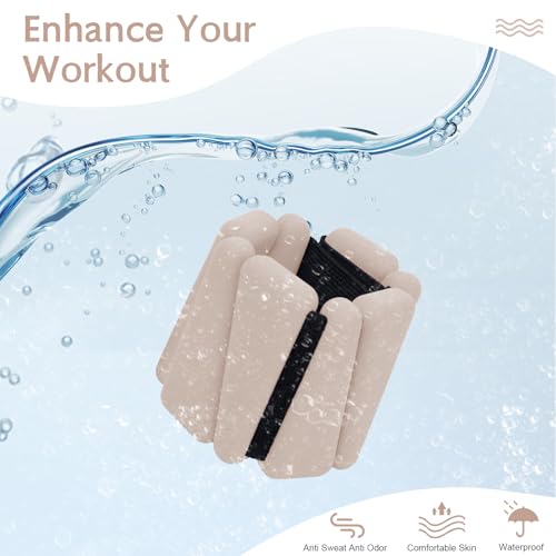 Wrist Weights for Women, Adjustable Ankle Weights Silicone Bracelet Weights Arm Leg Weights for Women Men Ankle Weights for Yoga Running Swimming Pilates Gym Set of 2