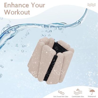 Wrist Weights for Women, Adjustable Ankle Weights Silicone Bracelet Weights Arm Leg Weights for Women Men Ankle Weights for Yoga Running Swimming Pilates Gym Set of 2