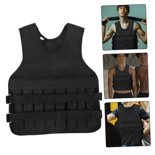 Adjustable Weight Fitness Vest for Running and Training Oxford Cloth Exercise Vest with Removable Weighted Sandbags for Men and Women