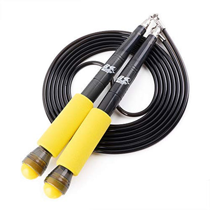 Rope Master Original Ball Bearing Jump Rope, 9” HD Plastic Handles. Perfect Jump Rope for Fitness, CrossFit Gym, Endurance Jumping, Cross Overs, Extreme Jumping