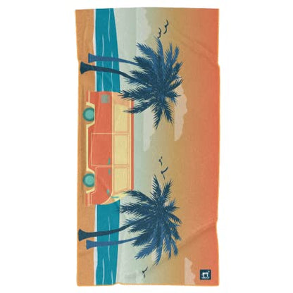Sprints Athletic Running Towel, Full-Sized, Car Seat Cover - Performance Microfiber (Retro Sunset) - color: Retro Sunset