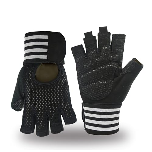 Weightlifting Gloves Padded Workout Gloves with Wrist Wrap Support Gym Gloves for Men Women Gym Exercise Fitness Training Lifting Dumbbell - size: X-Large