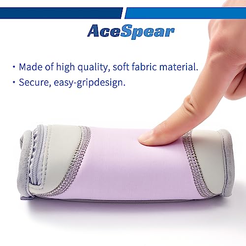 AceSpear Hand Weights for Women Men 1lb 2lbs 3lbs 4lbs Soft Dumbbells of 2, Detachable Walking Weight for Aerobics, Jogging, Running - color: Purple, style: 3 lbs x 2