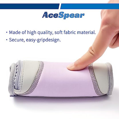 AceSpear Hand Weights for Women Men 1lb 2lbs 3lbs 4lbs Soft Dumbbells of 2, Detachable Walking Weight for Aerobics, Jogging, Running - color: Purple, style: 1 lb x 2