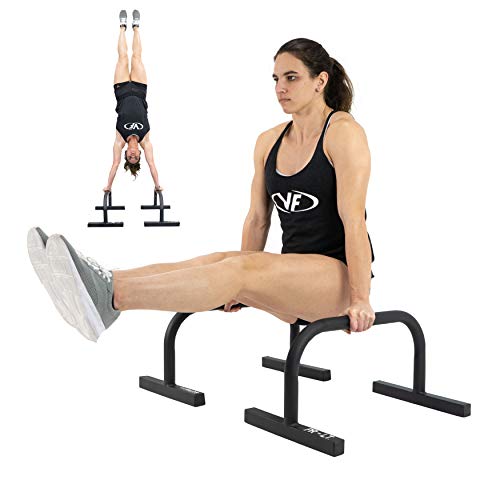 Valor Fitness Gymnastic Parallette Bars - Training Dip Bars Push Up Stands - Build Core Body Weight Strength Balance Equipment