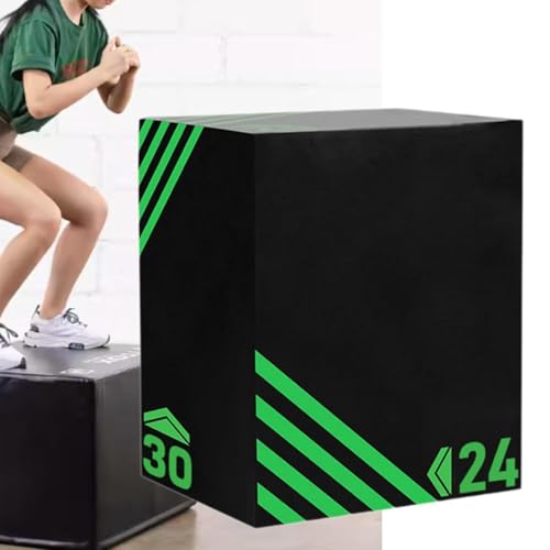 Plyometric Soft Surface with Non Slip Portable Agility Step up Box for Balance and - color: Style A