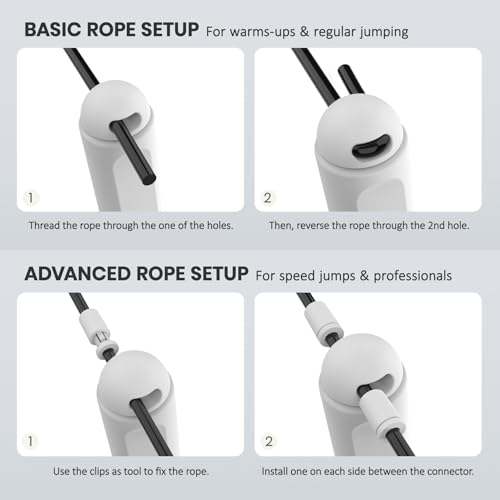 Digital Jump Rope with Smart Counter & Timer - Adjustable Speed Skipping Rope for Fitness, Weight Loss, Boxing, MMA - Tangle-Free Ball Bearings & Anti-Slip Handles for Men, Women, Kids.(Check 2026 New Evolution for 3s Rope Swap) - color: Blue