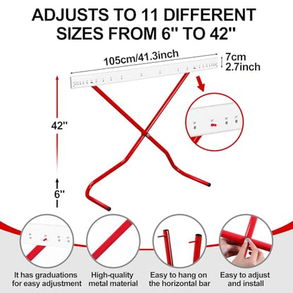 Seenelling 2 Pcs Adjustable Height Training Hurdle from 6 to 42 Inch