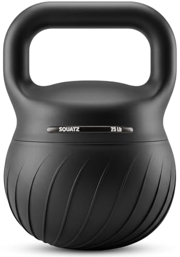 Squatz Soft Training Kettlebells for Home Gym, Shock-Absorbing Base, Kettlebell with Extra-Wide Non-Slip Handle, Floor-Safe Design for Strength Workouts and Full Body Conditioning Sessions