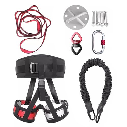 Bungee Fitness Training Set,Adjustable Resistance Belt Rope for Gym Home Workouts - Ideal for Suspension Training and Dance Fitness (Weight Class)