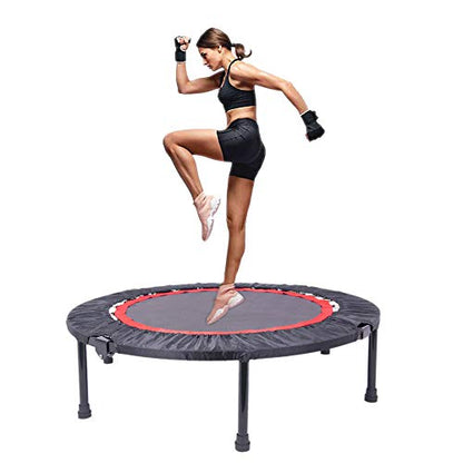 Ehao Trampoline for Kids or Adults - 40 Inch Small Trampoline Indoor Fitness Rebounder Trampoline with Safety Pad | Max 300 lbs
