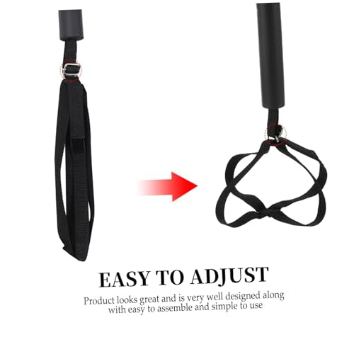 Mikikit 2pcs Adjustable Volleyball Spike Training Band Suspension Basketball Swing Strap Warm Up Aid for Athletes for Volleyball Practice and Skill Development
