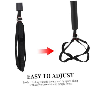 Mikikit 2pcs Adjustable Volleyball Spike Training Band Suspension Basketball Swing Strap Warm Up Aid for Athletes for Volleyball Practice and Skill Development
