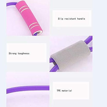 Yoga Fitness Resistance Bands Figure-of-Eight Chest Expander Elastic Muscle Training,Gym Equipment Fitness Rubber Bands Sports Elastic Bodybuilding Training