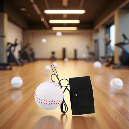 Professional Reaction Training Wristball Set (2.36") - Elastic Rebound Sports Equipment, Hand-Eye Coordination Exercise Tools for Athletes and Adults