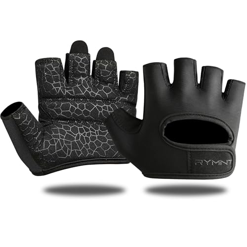Minimal Weight Lifting Gloves,Short Micro Workout Gloves Grip Pads with Full Palm Protection & Extra Grip for Men Women Weightlifting,Gym,Exercise Training