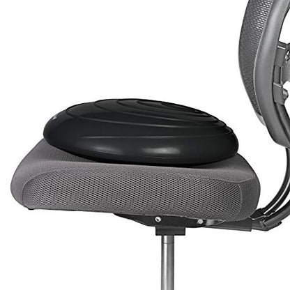 Gaiam Balance Disc Wobble Cushion, 16", Core Stability Seat - color: Black