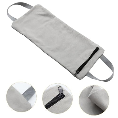 Fitness Training Sandbag Durable Workout Sand Bag with Handles for Weight Lifting Yoga and Cardio for Functional Training and Muscle Building Grey Color