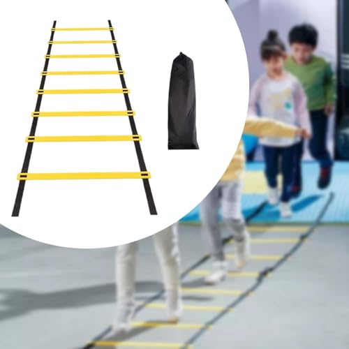 Qianly Agility Ladder Football Speed Ladder Soccer Agility Ladder Workout Agility Ladder Foldable PP Material Improves Coordination Suitable for Fitness