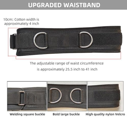 Speed Training Equipment, Resistance Band 80lb Multi-Sport Exercise Set with Handles Help to Improve Focus Explosive Agility Power Suit for Vertical Jumping Baseball Running Football