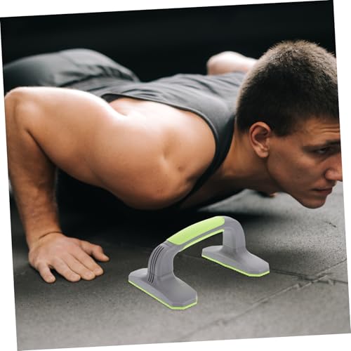 YARNOW Pushup Stands for Home Workout Equipment Non Slip Handles for Strength Training Safe and Reliable Grip - color: Green