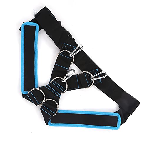 Weight Bearing Shoulder Strap Pulling Sled Harness Vest, Resistance Training Harness with Adjustable Pulling Strap for Tire Sled Core Leg Strength Workout