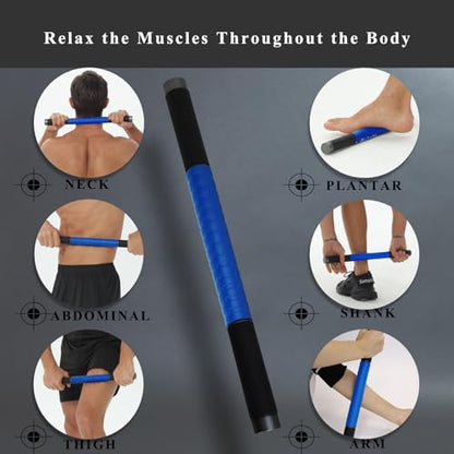 Muscle Roller Massage Stick for Legs Massager Roller-Calf Roller Deep Tissue Release Muscle Soreness, Trigger Points for Legs, Neck, Calves, Thighs, Shins, Back (Blue) - color: Blue