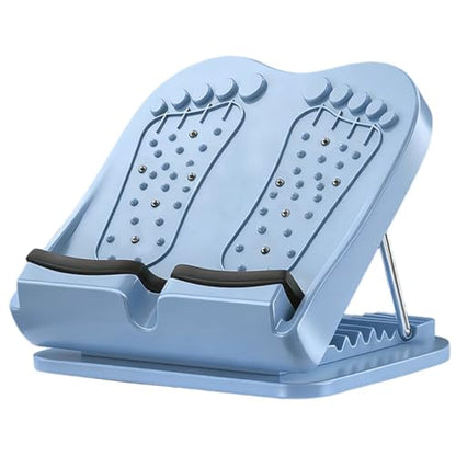 Calf Stretcher Slant Board 13-Level Adjustable Foldable Stretching Ramp with Magnets for Plantar Fasciitis Achilles Stretch Achilles Stretcher Ankle Balance Board Ankle - color: Blue