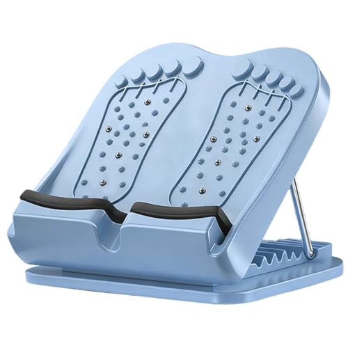 Calf Stretcher Slant Board 13-Level Adjustable Foldable Stretching Ramp with Magnets for Plantar Fasciitis Achilles Stretch Achilles Stretcher Ankle Balance Board Ankle - color: Blue