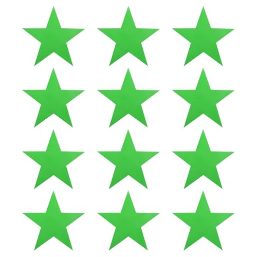 Spot Markers, Star Arrow Poly Spot Marker for Agility Training Floor Dots Non-Slip PE Equipment - color: Green