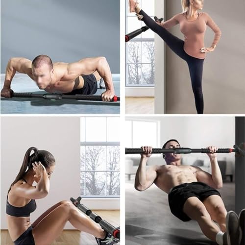 Adjustable Doorway Pull-Up Bar, Portable Chin Up Bar, Multi-Function Upper Body Exercise Bar, No-Screw Installation,for Home Office Fitness