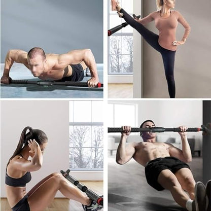 Adjustable Doorway Pull-Up Bar, Portable Chin Up Bar, Multi-Function Upper Body Exercise Bar, No-Screw Installation,for Home Office Fitness