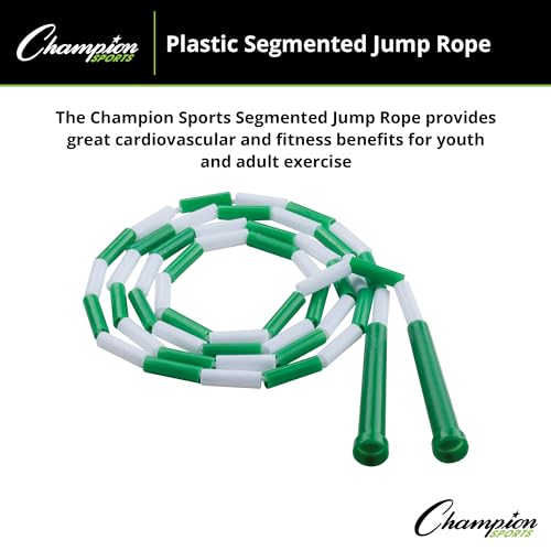 Champion Sports Plastic Segmented Jump Rope - color: Multi (6 Feet)