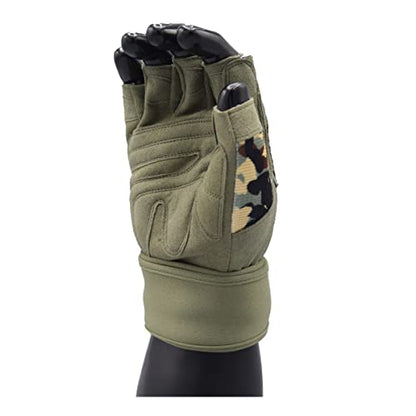 MRX Weightlifting Gloves for Men Workout Gloves Mens Wrist Support Lifting Gloves Male Gym Gloves | Workout Gym Accessories for Men Weight Lifting Fingerless Gym Exercise for Powerlifting