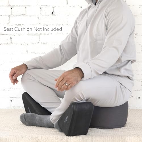 Ungloo Supportive Yoga Block Wedges for Seated Meditation – Elevates Knees, Reduces Hip Pressure, and Improves Cross-Legged Posture