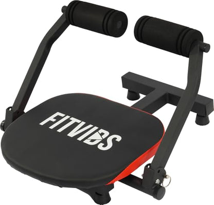 Fitvids Ab Crunch Total Body Workout with Resistance Bands, Instruction DVD and Exercise Guide Chart