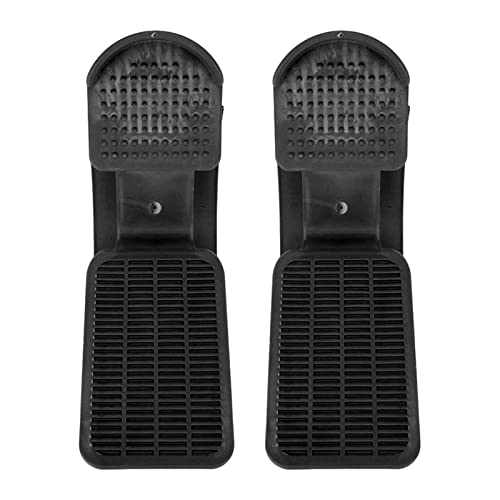 2 Pcs Calf Stretching Board Incline Board Calf Stretcher Ankle Foot Incline for Foot Stretch Training Knee Rescuer Yoga - color: Black