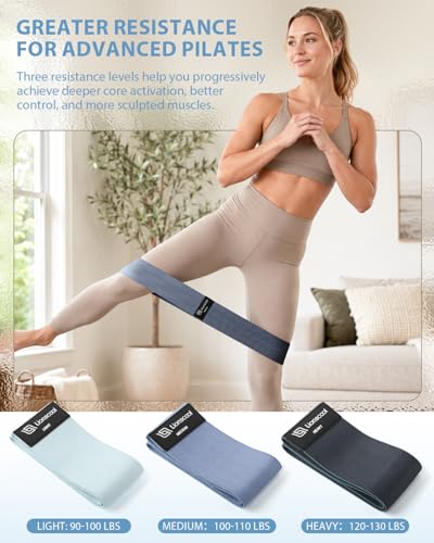Pilates Ring Set – 14" Anti-Deformation Magic Circle with Padded Handles, Mini Ball, Resistance Bands, Guide & Bag