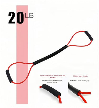 𝘀𝗮𝗻𝘀𝗲𝗻𝘄𝗮𝗻𝘄𝗼 Boxing Resistance Bands for Speed, Strength – Ideal for Fighters, Fitness Enthusiasts to Enhance Combat Techniques and Home Training with Varied Resistance Levels - color: Red