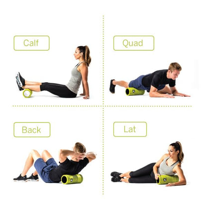 TriggerPoint Grid 1.0 Foam Roller - 13" Multi-Density Massage Roller for Deep Tissue & Muscle Recovery - Relieves Tight, Sore Muscles & Kinks, Improves Mobility & Circulation - Targets Key Body Parts - color: Lime