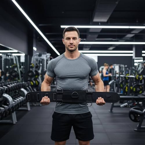 kowaku Sprint Resistance Belt Heavy-Duty Speed Training Belt Adjustable Sports Gear for Track