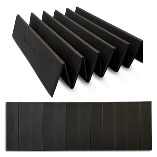 Folding Yoga Mat, TPE Folding Yoga Mat, Foldable Exercise Mat for Yoga, Pilates, Floor Workouts, Compact Design, Travel Friendly, Ideal for Home & Gym, Knee pad, Kneeling pad, No Roll Mat