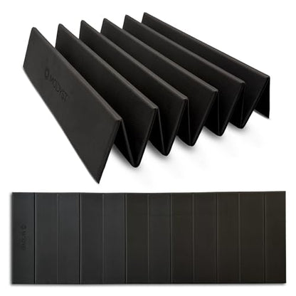 Folding Yoga Mat, TPE Folding Yoga Mat, Foldable Exercise Mat for Yoga, Pilates, Floor Workouts, Compact Design, Travel Friendly, Ideal for Home & Gym, Knee pad, Kneeling pad, No Roll Mat