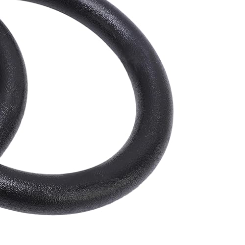 Gymnastic with Straps Pull Rings - 2 Pcs Gymnastic Strength Training 300kg Capacity High Stability Exercise Rings with Straps Workout - Home Gym